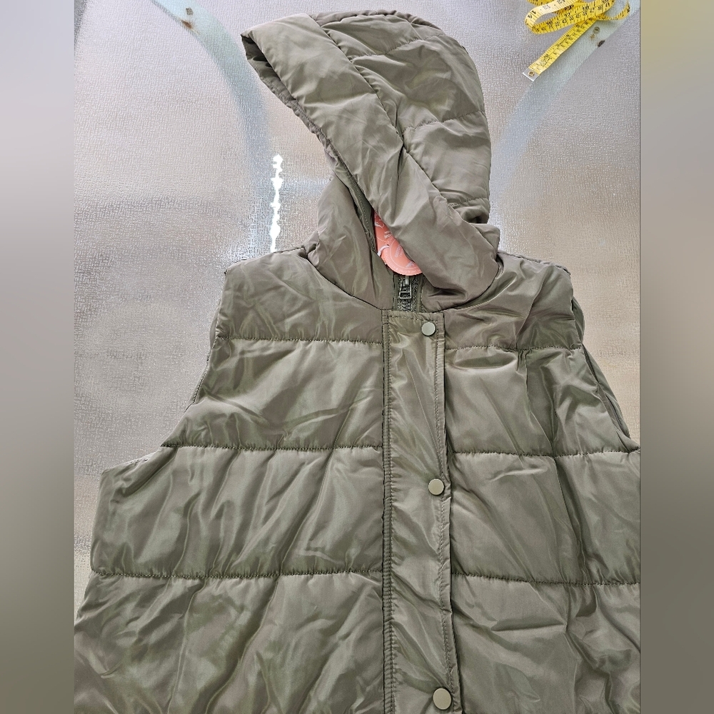 26 International Puffer Vest XL Longline Hooded Outdoor Utility Streetwear - Picture 11 of 11